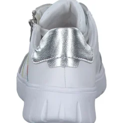 Damen Rieker Klassische- & Business Schuhe<N1313, Schnürschuhe, Damen, weiss/silber/weiss