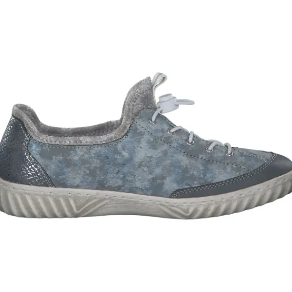 Damen Rieker Klassische- & Business Schuhe<N0963, Schnürschuhe, Damen, adria/heaven/adria/silverflowe