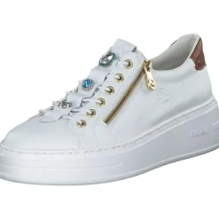 Damen Rieker Klassische- & Business Schuhe<N5452, Schnürschuhe, Damen, Weiß