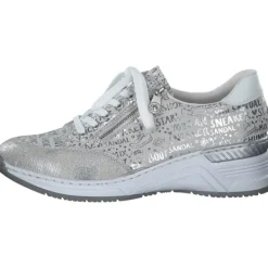 Damen Rieker Klassische- & Business Schuhe<N4316, Schnürschuhe, Damen, Weiß