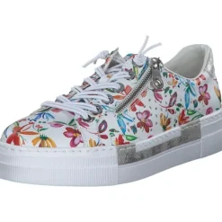 Damen Rieker Klassische- & Business Schuhe<N4940, Schnürschuhe, Damen, Weiß