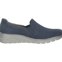 Damen Rieker Slipper<N3363, Slipper, Damen, lightblue