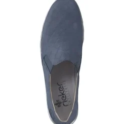 Damen Rieker Slipper<N3363, Slipper, Damen, lightblue
