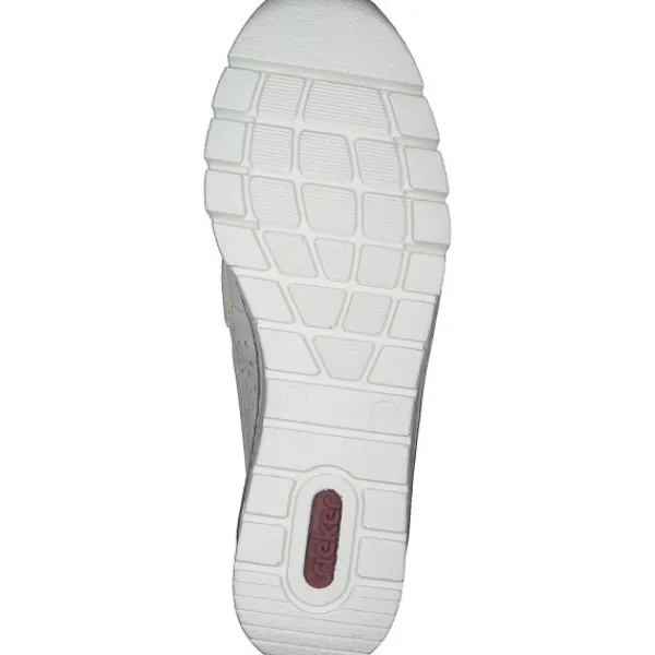 Damen Rieker Slipper<N3356, Slipper, Damen, offwhite/porzellan