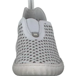 Damen Rieker Slipper<N0965, Slipper, Damen, weiss/cement