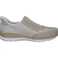 Damen Rieker Klassische- & Business Schuhe<N42G5, Schnürschuhe, Damen, perle/kreide