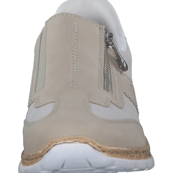 Damen Rieker Klassische- & Business Schuhe<N42G5, Schnürschuhe, Damen, perle/kreide