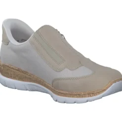 Damen Rieker Klassische- & Business Schuhe<N42G5, Schnürschuhe, Damen, perle/kreide