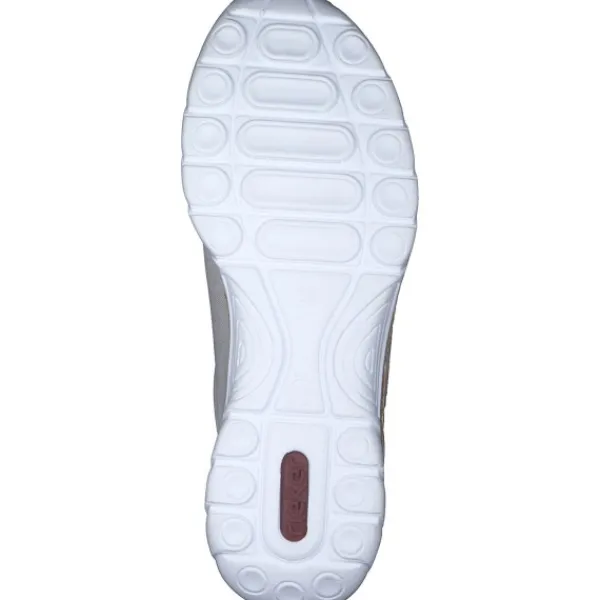 Damen Rieker Klassische- & Business Schuhe<N42G5, Schnürschuhe, Damen, perle/kreide