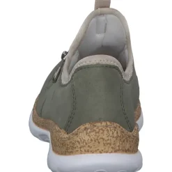 Damen Rieker Klassische- & Business Schuhe<N42G0, Schnürschuhe, Damen, schilf/perlcreme