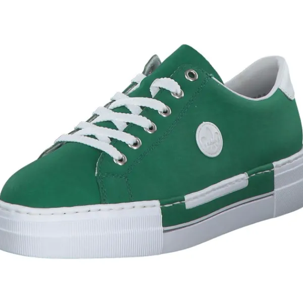 Damen Rieker Klassische- & Business Schuhe<N49W1, Schnürschuhe, Damen, Grün