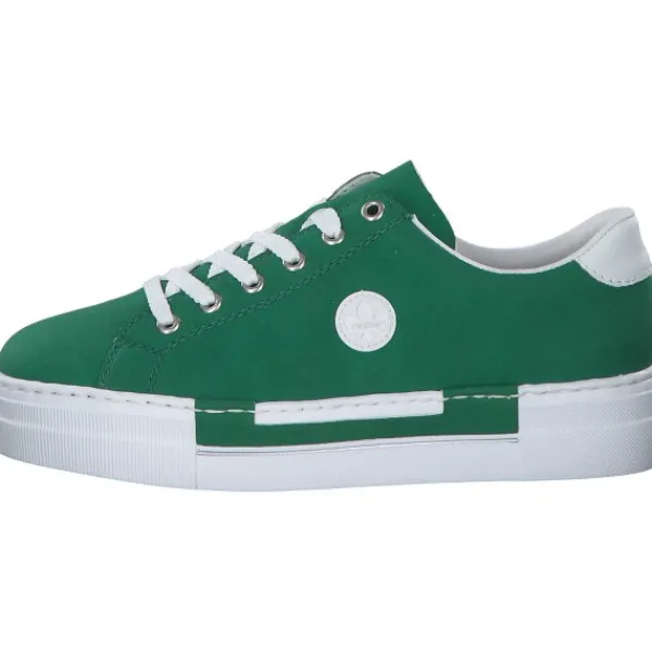 Damen Rieker Klassische- & Business Schuhe<N49W1, Schnürschuhe, Damen, Grün