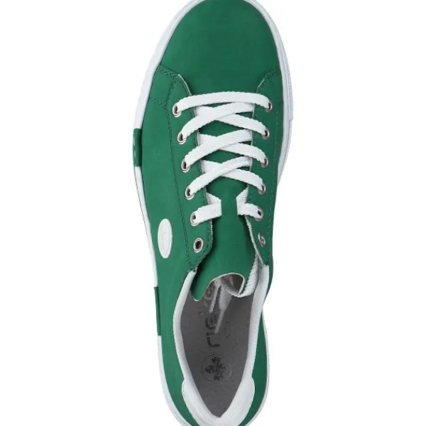 Damen Rieker Klassische- & Business Schuhe<N49W1, Schnürschuhe, Damen, Grün