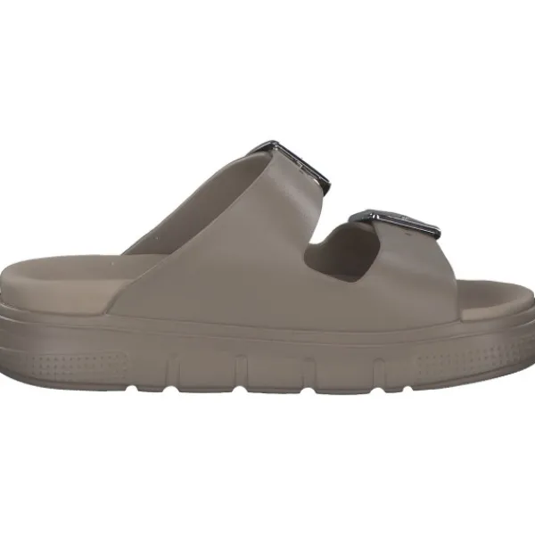 Damen Rieker Pantoletten & Badeschuhe<P2180, Plateau-Pantoletten, Damen, cliff