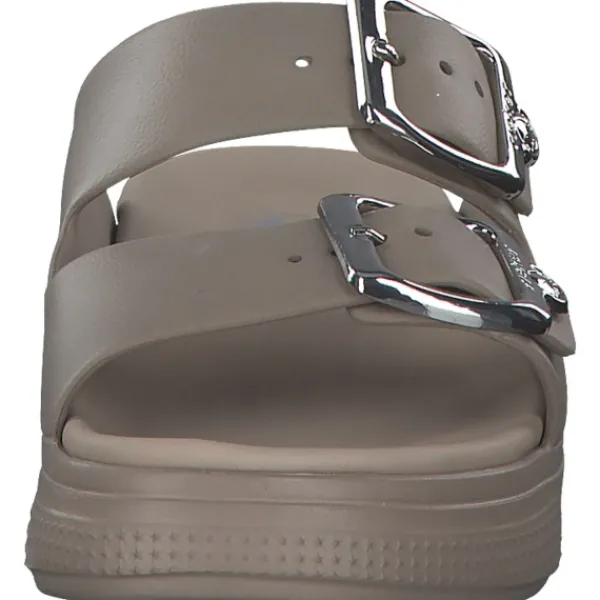 Damen Rieker Pantoletten & Badeschuhe<P2180, Plateau-Pantoletten, Damen, cliff