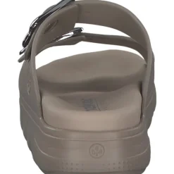 Damen Rieker Pantoletten & Badeschuhe<P2180, Plateau-Pantoletten, Damen, cliff