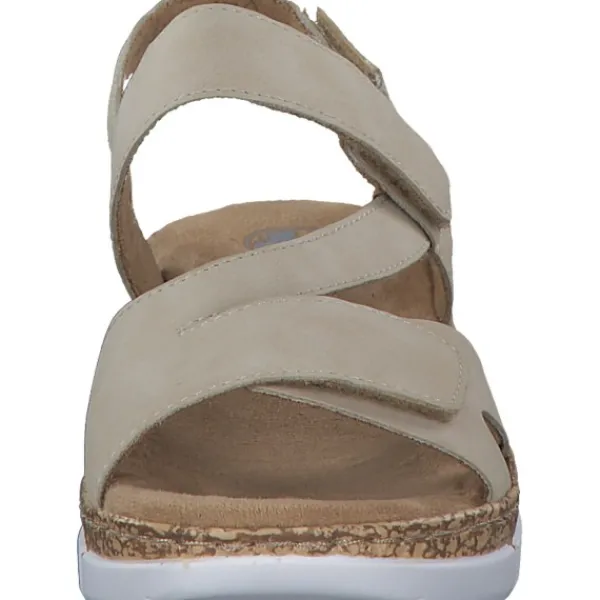 Damen Rieker Sandaletten<V2366, Keilsandaletten, Damen, Beige
