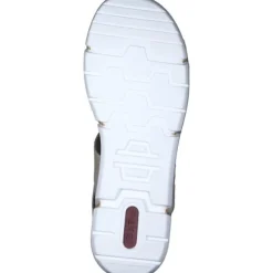 Damen Rieker Sandaletten<V2366, Keilsandaletten, Damen, Beige