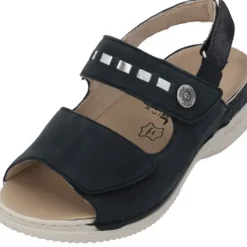 Damen Rieker Sandaletten<V7473, Keilsandaletten, Damen, Blau