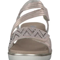 Damen Rieker Sandaletten<V3764, Keilsandaletten, Damen, rosegold