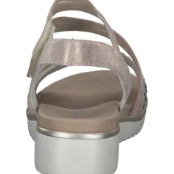 Damen Rieker Sandaletten<V3764, Keilsandaletten, Damen, rosegold