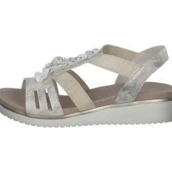 Damen Rieker Sandaletten<V3788, Keilsandaletten, Damen, Beige