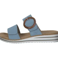 Damen Rieker Pantoletten & Badeschuhe<V0692, Pantoletten & Badeschuhe, Damen, Blau