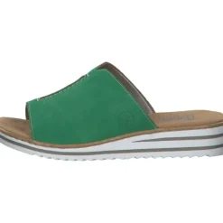 Damen Rieker Pantoletten & Badeschuhe<V0673, Plateau-Pantoletten, Damen, apfel