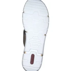 Damen Rieker Pantoletten & Badeschuhe<V2392, Plateau-Pantoletten, Damen, shell