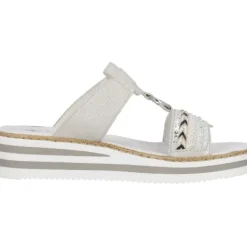 Damen Rieker Pantoletten & Badeschuhe<V02M6, Pantoletten & Badeschuhe, Damen, Grau (Silver)