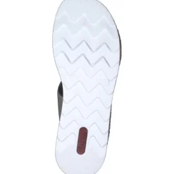 Damen Rieker Pantoletten & Badeschuhe<V79M6, Plateau-Pantoletten, Damen, pistazie