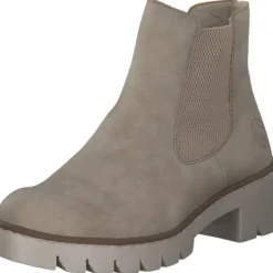 Damen Rieker Boots<X5772, Chelsea Boots, Damen, Beige