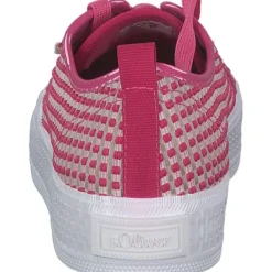 Damen s. Oliver Sneakers<23650, Sneakers Low, Damen, FUXIA COMB.