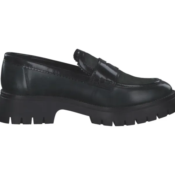 Damen SinoPro Slipper<Leticia 02 7404 bottiglia, Mokassins, Damen, 7404 bottiglia black