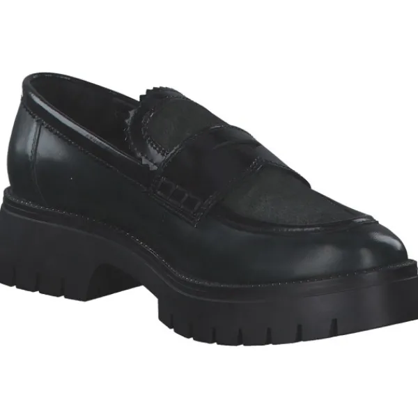 Damen SinoPro Slipper<Leticia 02 7404 bottiglia, Mokassins, Damen, 7404 bottiglia black