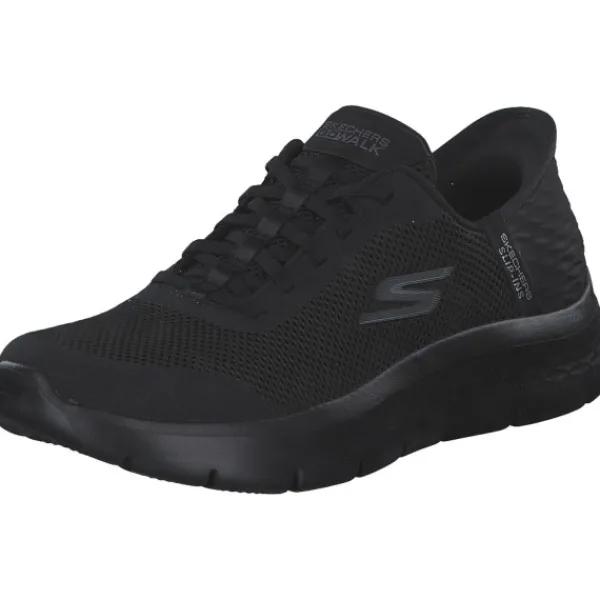 Damen Skechers Sneakers<124836 BBK Slip ins Go walk, Slip-On-Sneaker, Damen, Schwarz
