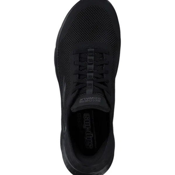 Damen Skechers Sneakers<124836 BBK Slip ins Go walk, Slip-On-Sneaker, Damen, Schwarz