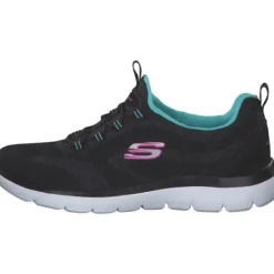 Damen Skechers Sneakers<150120 BKMT Summits New Nature, Slip-On-Sneaker, Damen, Schwarz