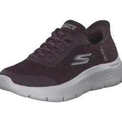 Damen Skechers Sneakers<124836 BURG Slip ins Go walk flex, Slip-On-Sneaker, Damen, burgund