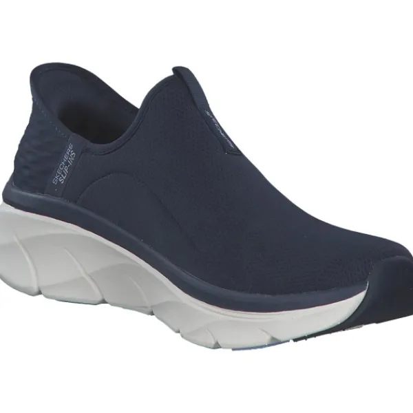 Damen Skechers Sneakers<150099 NVLV Slip ins d'lux walker 2.0, Slip-On-Sneaker, Damen, Blau