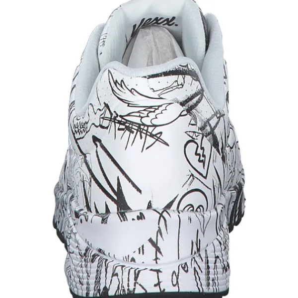 Damen Skechers Klassische- & Business Schuhe<177972, Schnürschuhe, Damen, Weiß