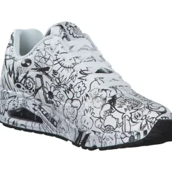 Damen Skechers Klassische- & Business Schuhe<177972, Schnürschuhe, Damen, Weiß