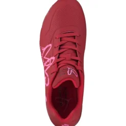Damen Skechers Klassische- & Business Schuhe<177980, Schnürschuhe, Damen, red/pink