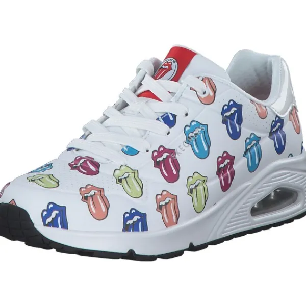 Damen Skechers Klassische- & Business Schuhe<177964, Schnürschuhe, Damen, Weiß