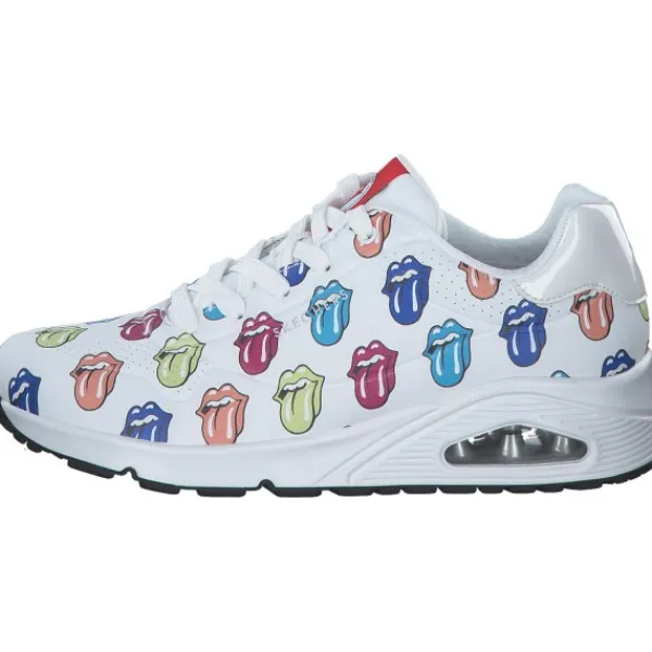 Damen Skechers Klassische- & Business Schuhe<177964, Schnürschuhe, Damen, Weiß