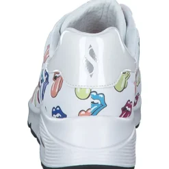 Damen Skechers Klassische- & Business Schuhe<177964, Schnürschuhe, Damen, Weiß