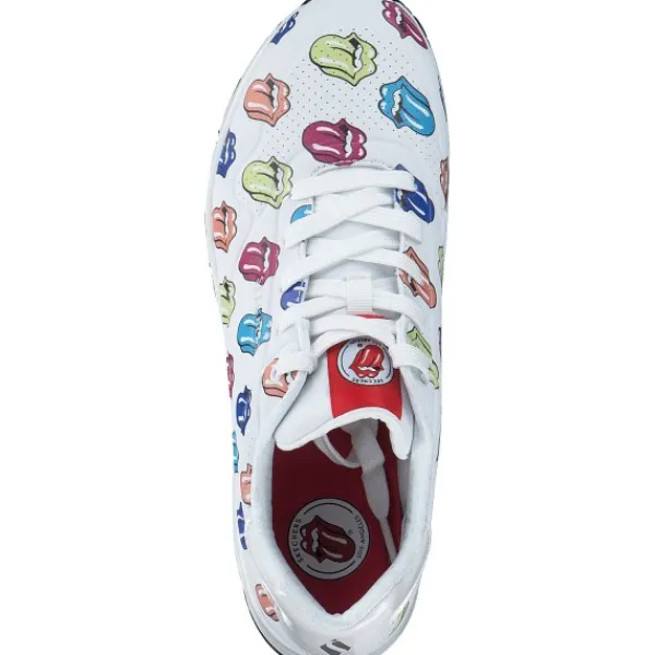 Damen Skechers Klassische- & Business Schuhe<177964, Schnürschuhe, Damen, Weiß