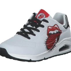 Damen Skechers Klassische- & Business Schuhe<177965, Schnürschuhe, Damen, WHITE