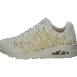 Damen Skechers Klassische- & Business Schuhe<177975, Schnürschuhe, Damen, Beige