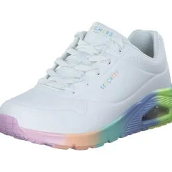 Damen Skechers Klassische- & Business Schuhe<155134, Schnürschuhe, Damen, Weiß